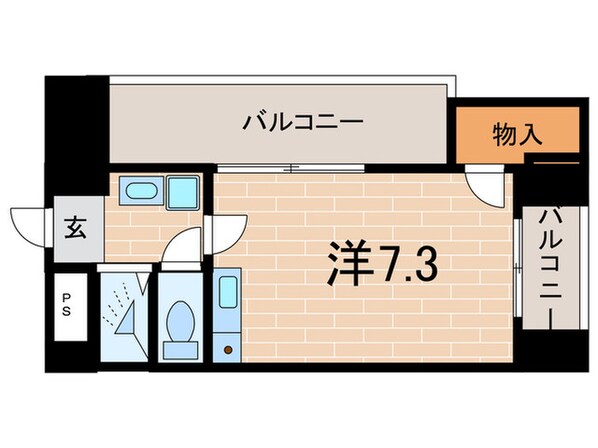 サンパレス２１宝塚南（３０１）の物件間取画像